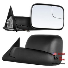 Towing Mirrors Dodge Ram Tow Mirrors Pair Power Operation Manual Folding For