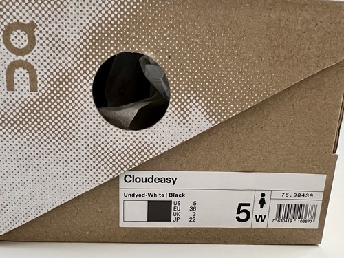 Zapatillas bajas tejidas Cloudeasy blancas talla 5 nuevas con caja - Imagen 13 de 16
