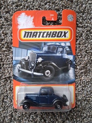 Matchbox Metal 1934 Chevy Master Coupe (2021) Mattel Red Toy Car 71/100
