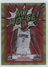 2020 Panini Donruss Optic My House! Lime Green Prizm /149 Kawhi Leonard #19 7xr