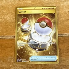 Pokemon TCG Switch 206/165 Pokemon 151 Secret Rare Gold Card