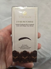 Young Vision Perfect Eyebrow Kit With Brow Powder 10 Stencils & 2 Brushes New