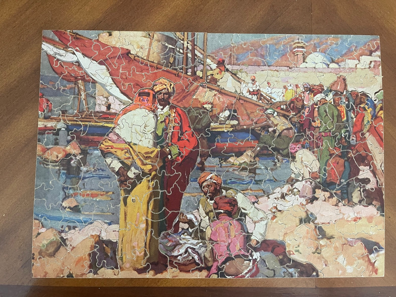 Pastime wooden jigsaw puzzle + Chad Valley, both complete