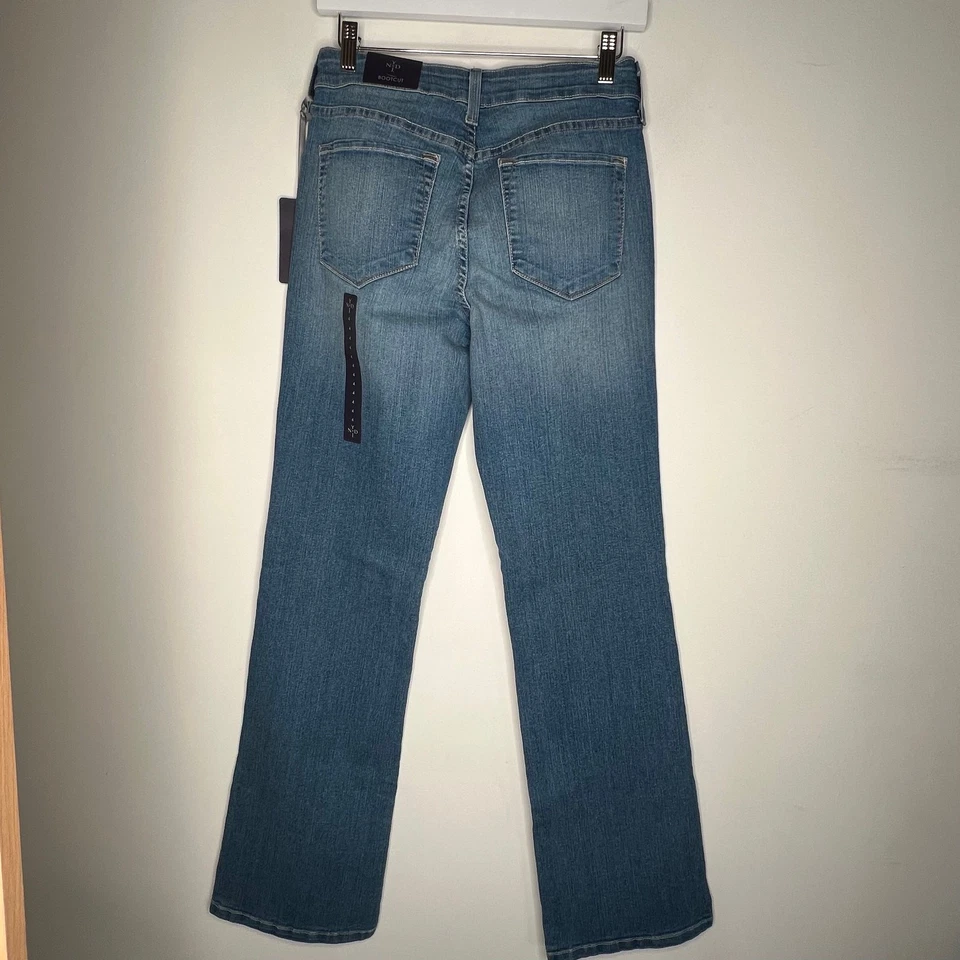 NYDJ Bootcut Stretch Denim Jeans Size 4 - Image 4 of 4
