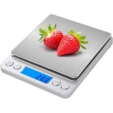 Báscula digital electrónica de alimentos para cocina dieta balance de peso 3000 g / 1 g