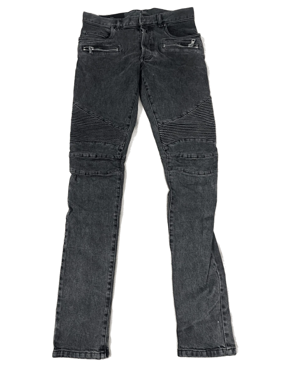 Black Balmain Biker Jeans for Men for sale | eBay