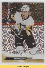 2022-23 Upper Deck Series 2 Speckled Rainbow Foil Danton Heinen #391 READ 4om