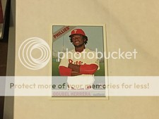 2015 Topps Heritage Odubel Herrera #666 Rookie Card. rookie card picture