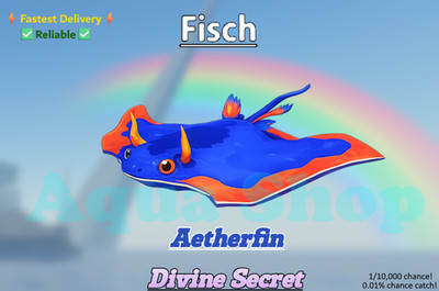 🟢🔥[FISCH] Aetherfin [Divine Secret Rod Upgrade material]🔥 | eBay