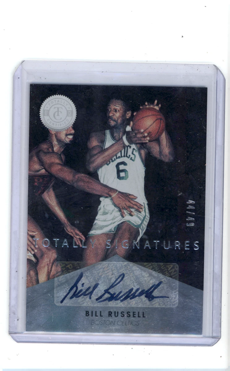 Panini Bill Russell Basketball Autographed Sports Trading Cards