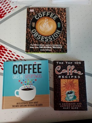 Lot of 3 Coffee Recipe Books. Brand New.