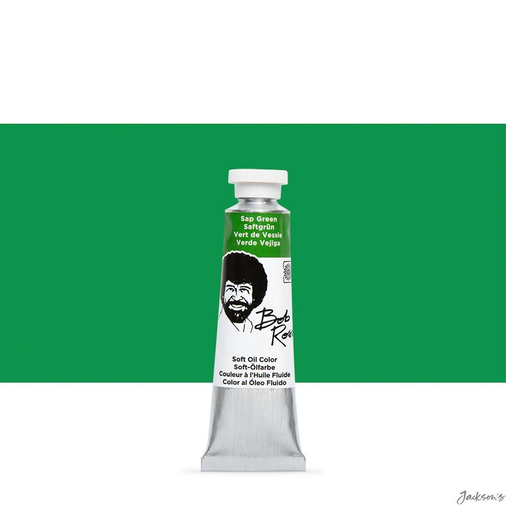 Bob Ross Soft Oil Paint Non-Toxic 37ml Sap Green For Floral Painting