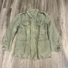 Vintage M-65 Field Jacket Mens Green Short Medium OG 107 Vietnam US Army Coat