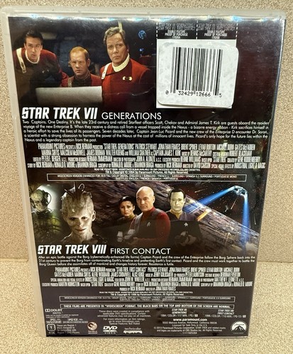 Star Trek DVD Collection - 4 Piece Set Double Feature 1-8 -Excellent Condition - Picture 13 of 14