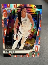Kiah Stokes 2024 WNBA Prizm #122 Silver WNBA Logo