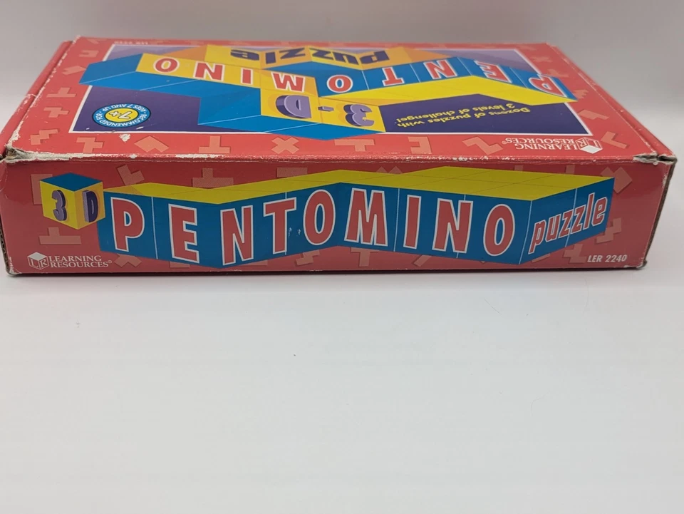 Learning Resources 3-D Pentomino Puzzle COMPLETE! DMG BOX! SEE PICS! - Image 3 of 4