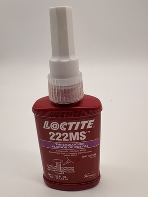 Loctite 222MS Threadlocker Purple 50ml Low Strength Exp. 5/26 READ DESCRIPTION 