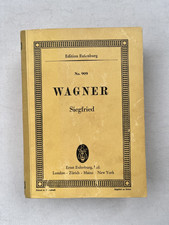 Noten. R. Wagner. Siegfried.  Taschenpartitur...