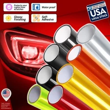 For Headlight Taillamp Transparent Lens Vinyl Protection Wrap Film 1.9-5.8sqft