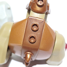 Lego Castle Minifigure Fantasy Troll Dark Tan Copper No Horns w/ Club - Playwear