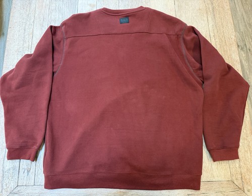 Columbia Sweatshirt Crew Neck Red/Burgundy Men's Size XXL Soft! - Picture 4 of 10