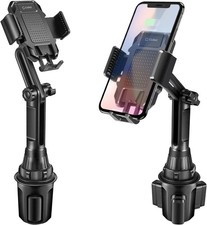 Adjustable Cup Holder Phone Mount Universal Car Cradle with 360 Rotation One