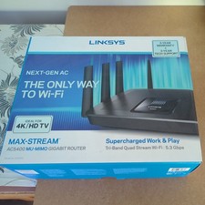 Linksys EA9500 Wireless Max-Stream AC5400 MU-MIMO Tri-Band Quad Stream Router