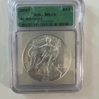 2007 Silver Eagle MS70 ICG CERTIFIED