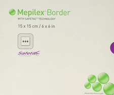 Molnlycke 595400 Mepilex Border Flex 6 x 6 in. (Pack of 5)