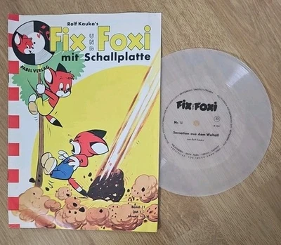 FIX UND FOXI mit Schallplatte Heft 11 = Sensation aus dem Weltall (Komplett!) - Bild 1 von 4
