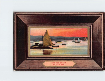 #ad #ad Postcard Harbor Scene by Meisner $29.95