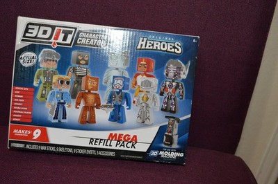 3D IT Mega Refill Pack Character Creator Original Heroes Makes 9 Characters Y3