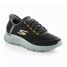 SALE Skechers Men's Slip-Ins GO WALK Flex Slip-On Black Medium Width FREESHIP