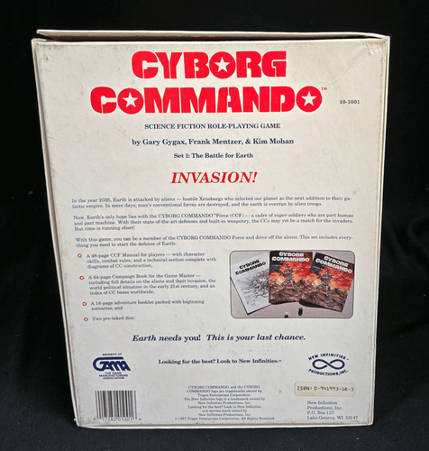 Cyborg Commando Sci-Fi RPG Game Set 1 The Battle For Earth Complete Role Playing - Picture 2 of 7