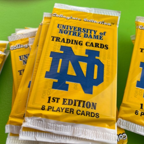Notre Dame Collegiate Collection 1st Edition Trading Cards - 27 Sealed Packs. - Picture 2 of 3