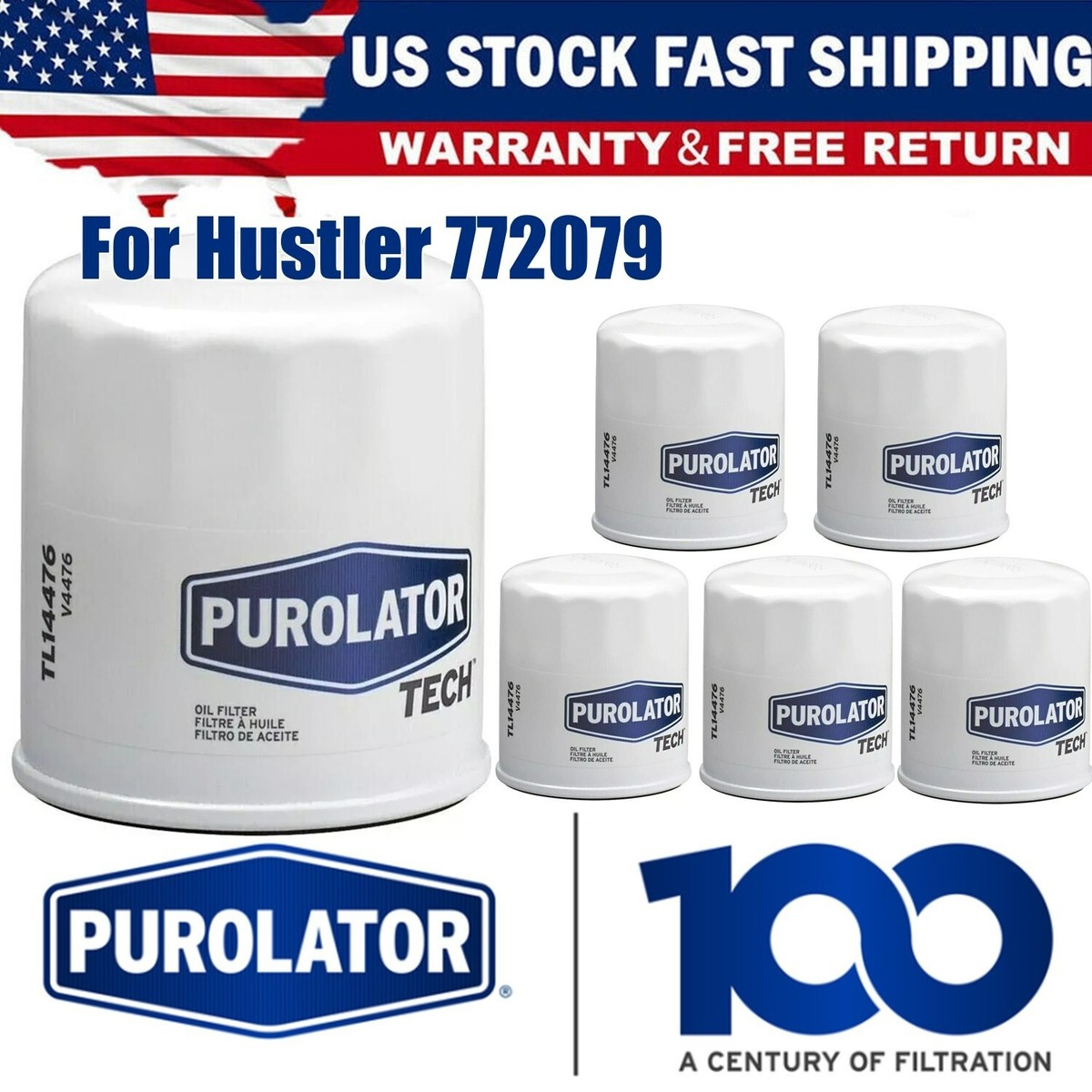 Filtro Olio Motori A Benzina Filtro Olio Aftermarket Per Hustler E Altri Marchi - Modello 772079 Filtro Olio Aftermarket Hustler - Foto 7