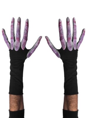 Alien Hände mit langen Fingern - Gruselige Alien Handschuhe mit langen