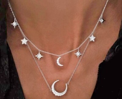 cosmic star charm necklace star gold choker