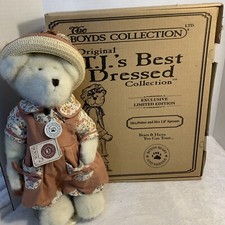 Mrs. Potter - BOYD  s BEARS W/ Tags, Stand  Pin Spring Gifts Garden Floral Plush