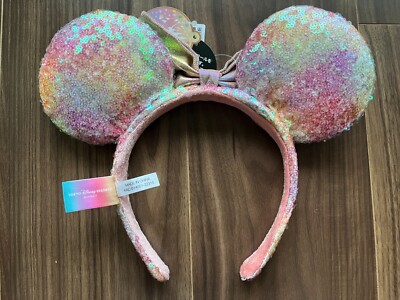 Tokyo Disney Resort 40th Anniversary Minnie Sequin Rainbow  display picture 1