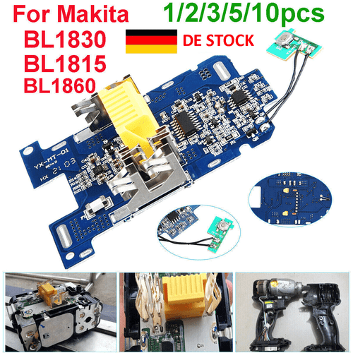 Chip Platine Li-Ionen Batterie Akku PCB 18V Für Makita BL1830 BL1815 BL1860 - Bild 1 von 10