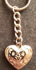 Silver-Tone Heart Shaped Key Chain — photo 3