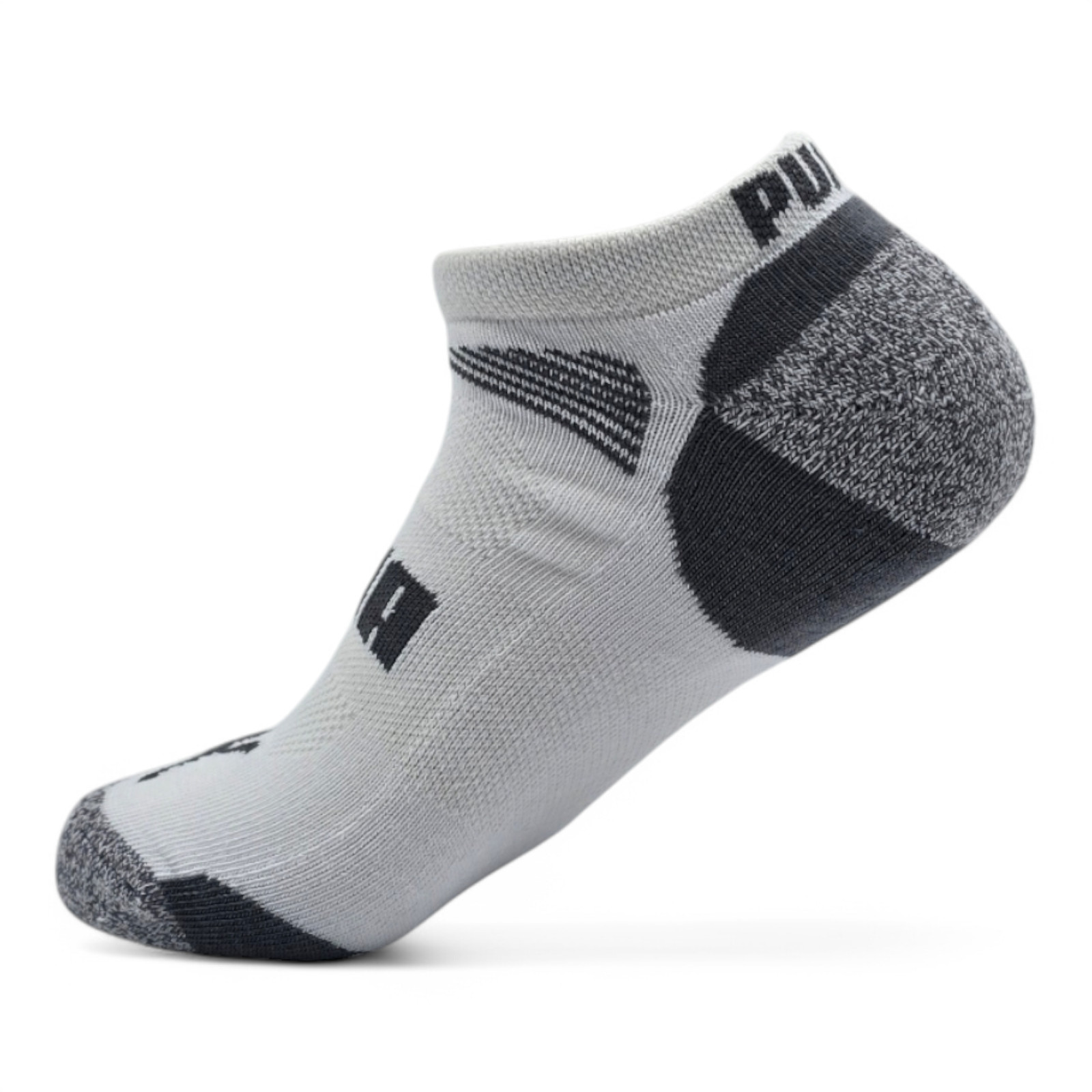 Men's white Puma socks Low cut  No Show white socks 8 Pair