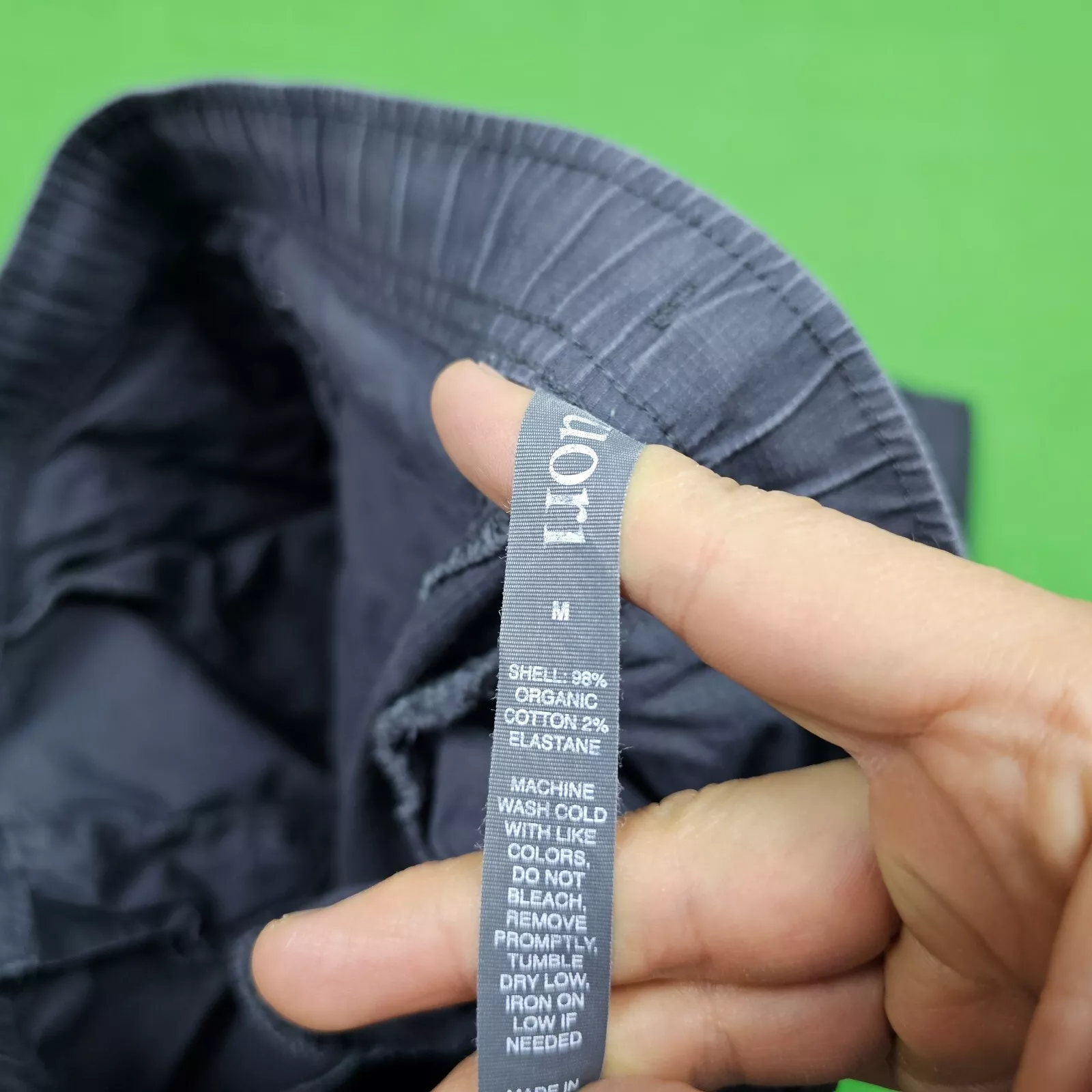 vuori ripstop drawstring cotton stretch performance pants