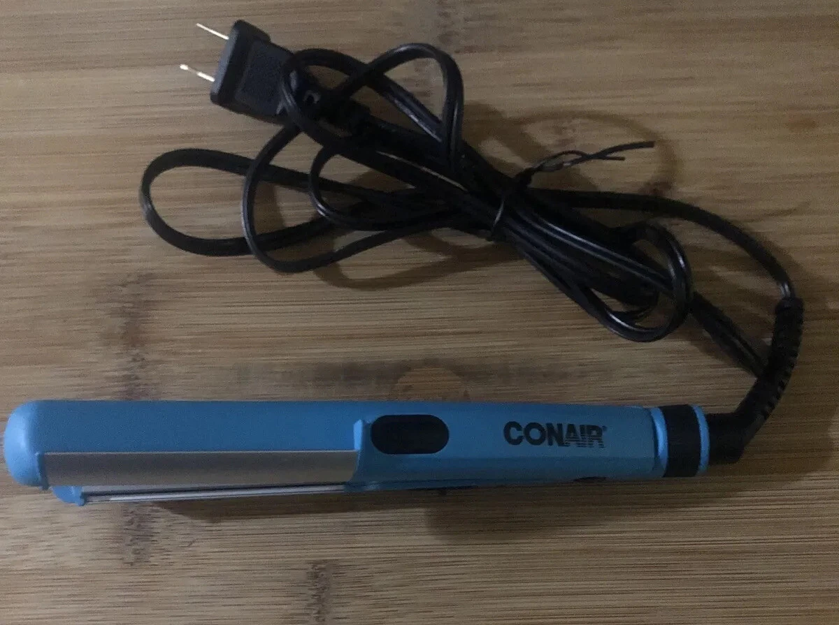 CONAIR MINI PRO Travel 2 in 1 Ceramic Hair Flat Curling Iron eBay