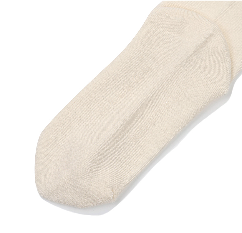 Malbon Golf] Bucket Point Knee Socks (Woman) - Cream | eBay