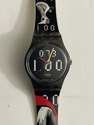 Vintage Collector Swatch Watch 1996 Atlanta Olympics NADIA
