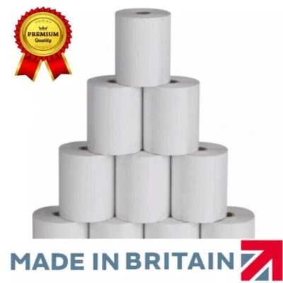 PREMIUM ROLLS 80x80mm X (20 Rolls) Thermal Paper Till Roll Epos Machine Just-Eat SPECIAL OFFER