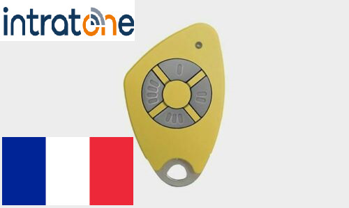 Télécommande HF Intratone 09-0118 pour remplacer vos badges de portail et parking collectifs