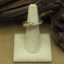 Sterling Silver and Brass Stackable Ring Size 5